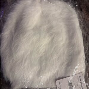 Free People Soft White Big Sky Slouchy Beanie NWT